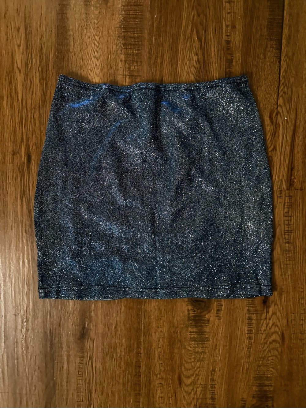 Sparkle Blue Women's Mini Skirt
